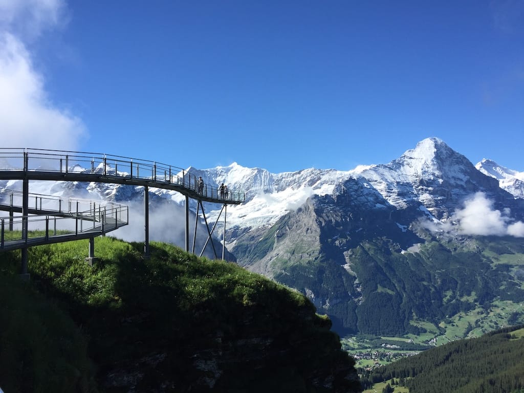Famous Swiss Landmarks - The First Cliff Walk In Grindelwald