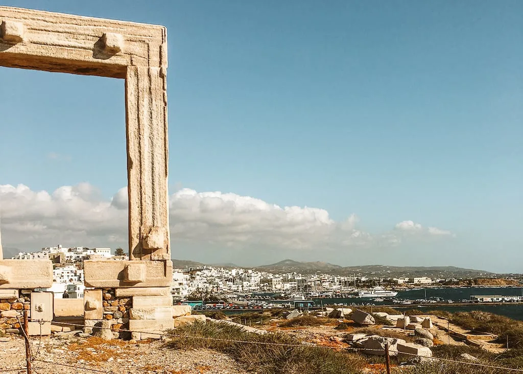 best places to go in greece - Apollo Temple in Naxos