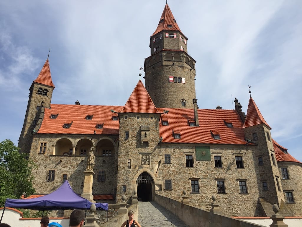 famous landmarks of czechia - Bouzov Castle