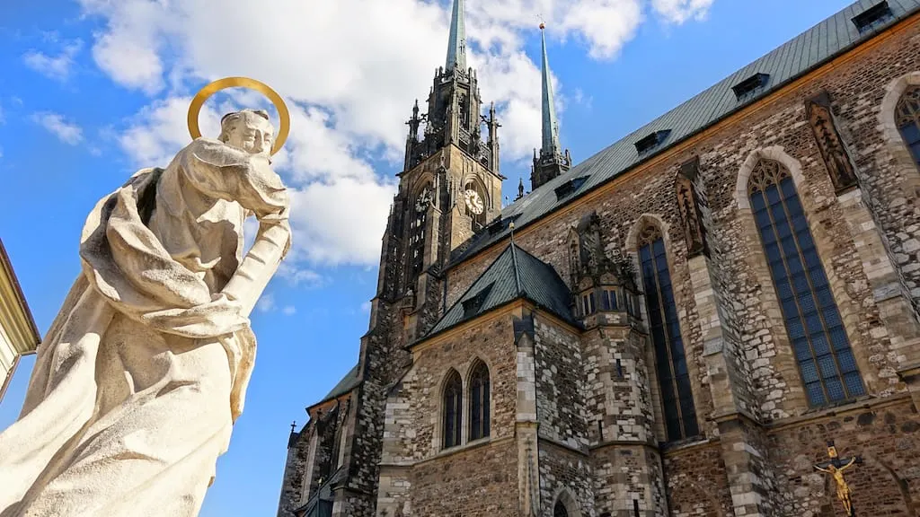 famous landmarks of czechia - Cathedral Of St. Peter And Paul In Brno
