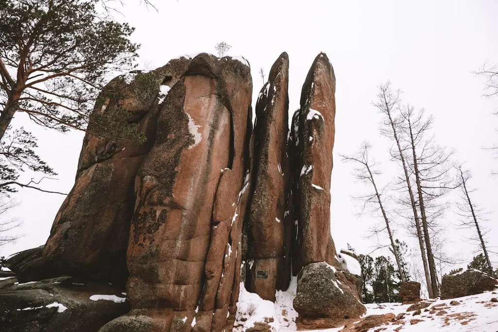 famous landmarks of russia - Stolby