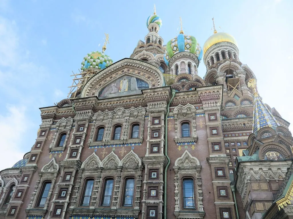 places to visit in russia - Church of the Spilled Blood