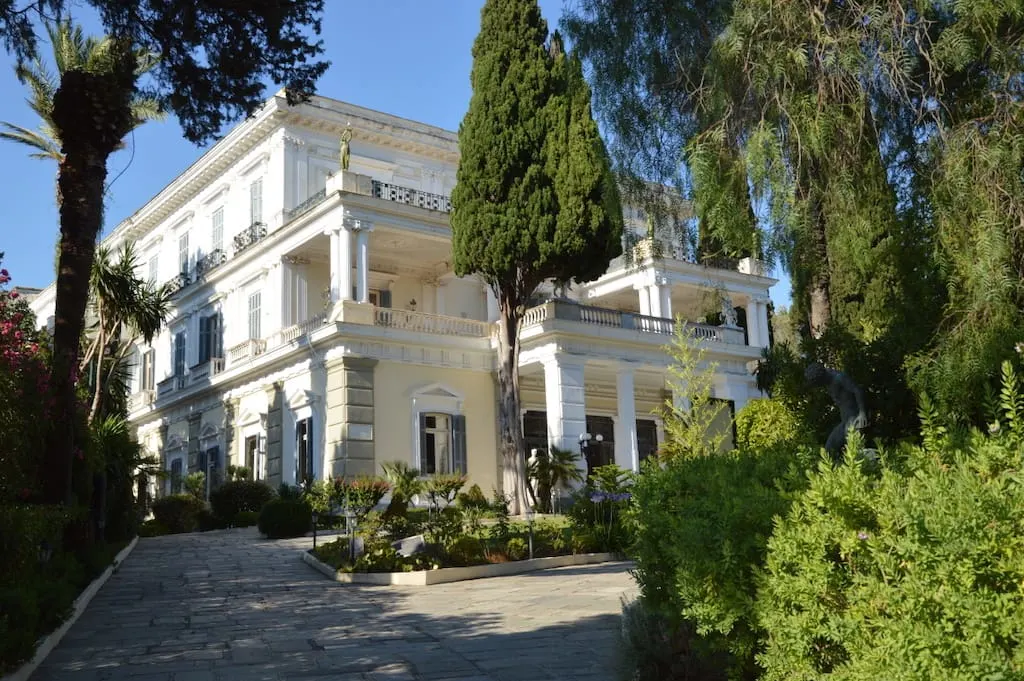 what to see in greece - Achilleion Palace in Corfu