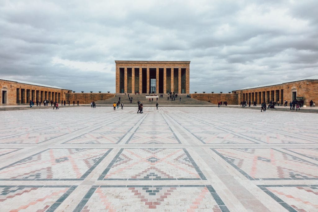 Známé památky Turecka - Atatürkovo mauzoleum