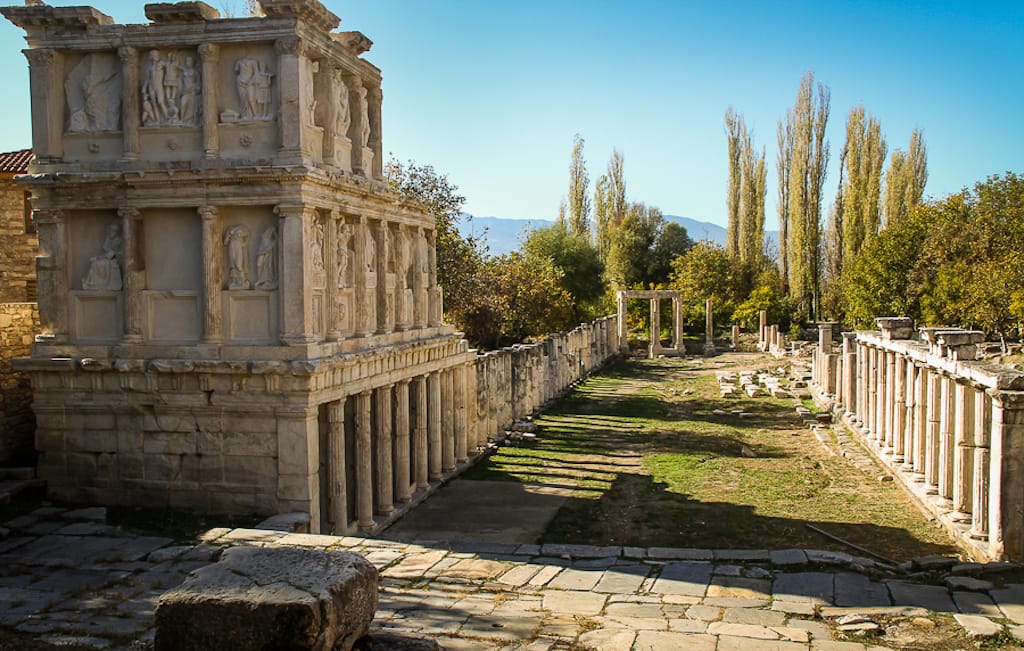 Tätigkeiten in der Türkei - Ruinen von Aphrodisias