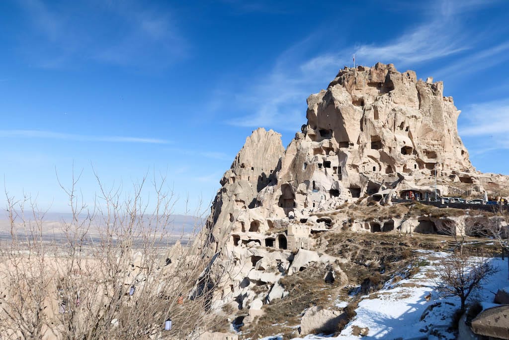 Tyrkiet steder at besøge - Uchisar Castle