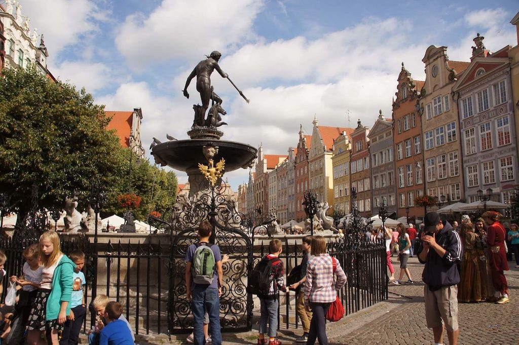 Places To visit in Poland - Neptune's Fountain, Gdansk