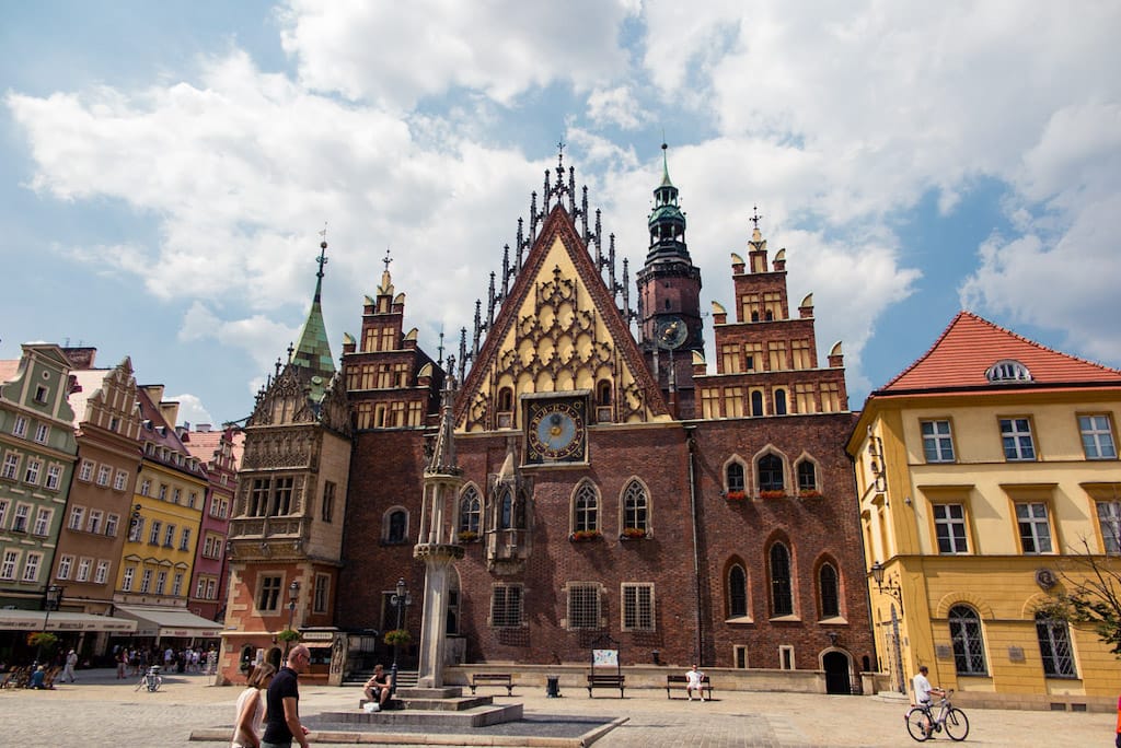 famous landmarks of Poland - Wrocław Town Hall