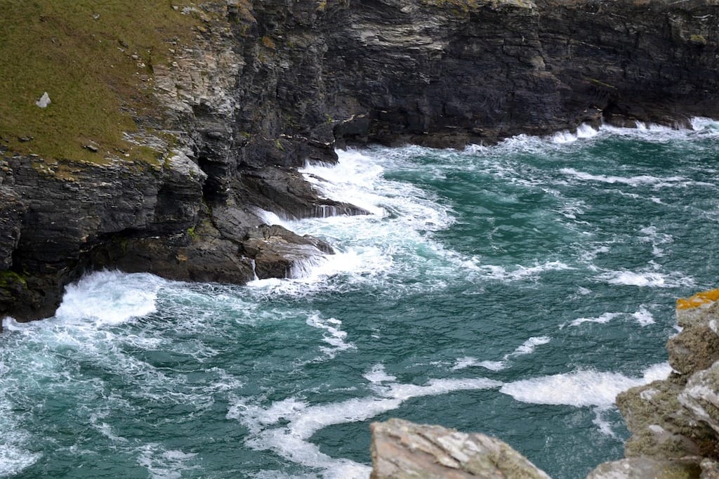 famous places in england - Tintagel Castle & Merlins Cave