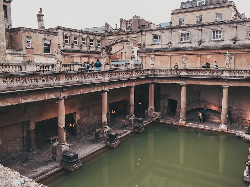 major landmarks in england - Roman Baths In Bath