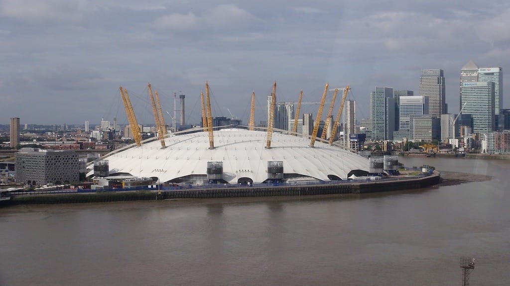 most famous place in england - The O2 Arena
