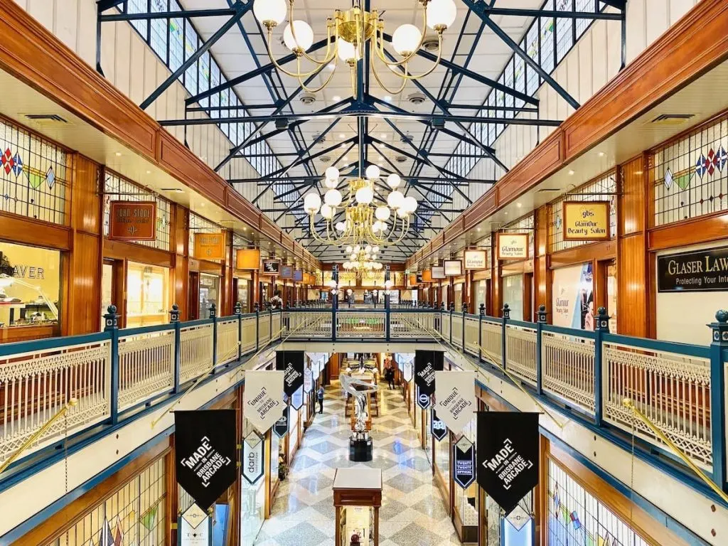 Brisbane Arcade - hidden gems of brisbane