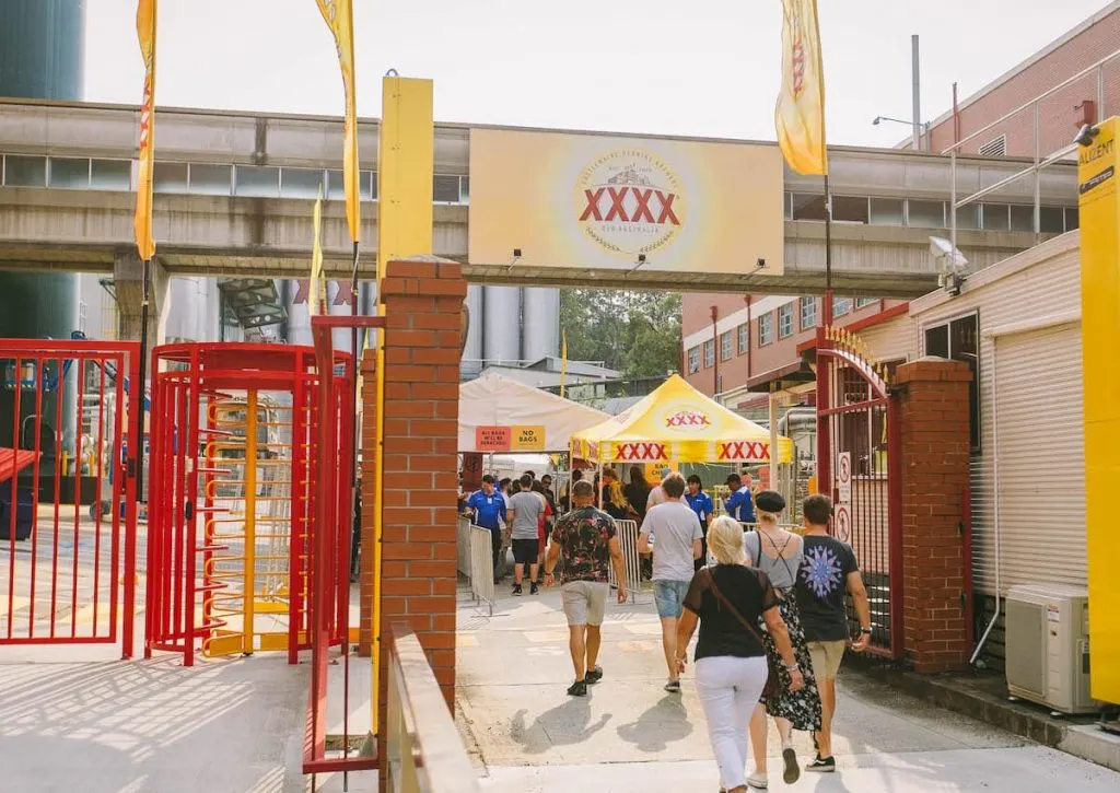 XXXX Brewery- places to visit in brisbane