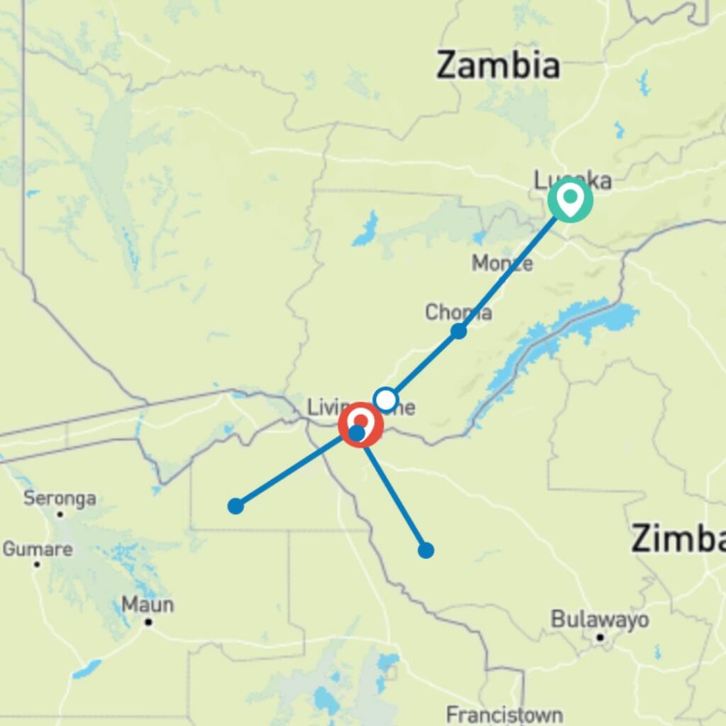 8 days Best of Zambia, Botswana (Chobe) and Zimbabwe (Hwange) Wildlife Safari Tour Lochinvar Safaris - best tour operators in Zambia
