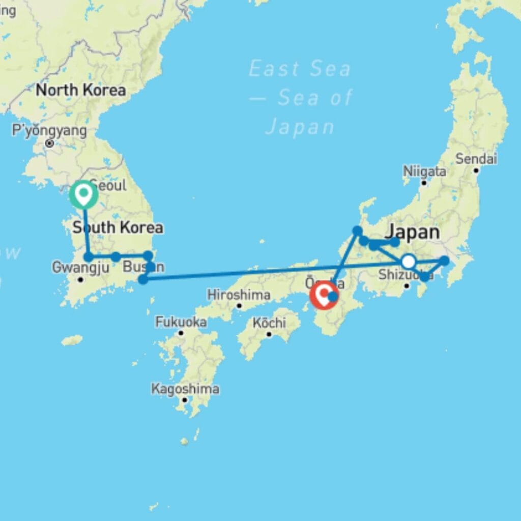 Ancient Kingdoms of Japan and South Korea  (2023 - best APT tours From Japan to South Korea