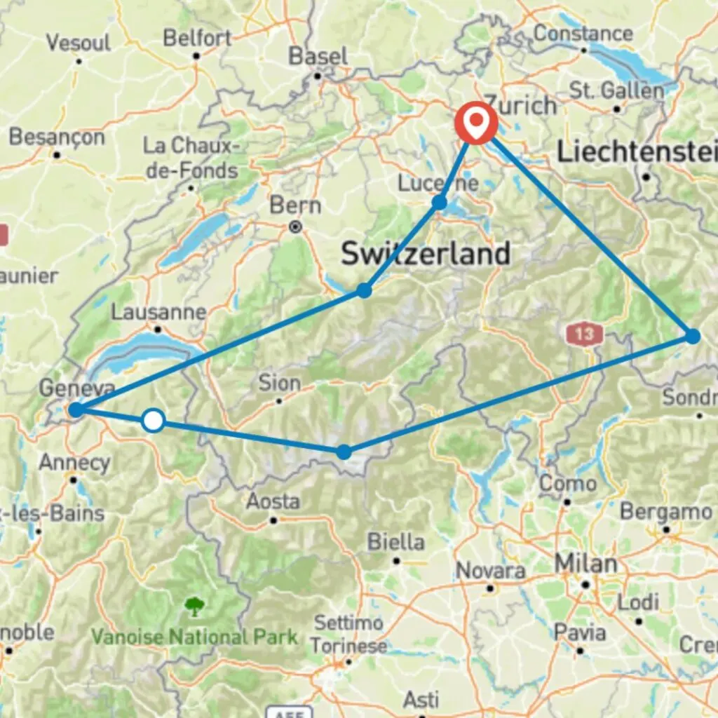 Contrasts of Switzerland (8 Days) Trafalgar Tours - best tour operators in Switzerland