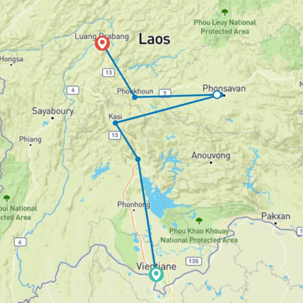 Cycle Vientiane to Luang Prabang - 10 Days Social Cycles - best tour operators in Laos