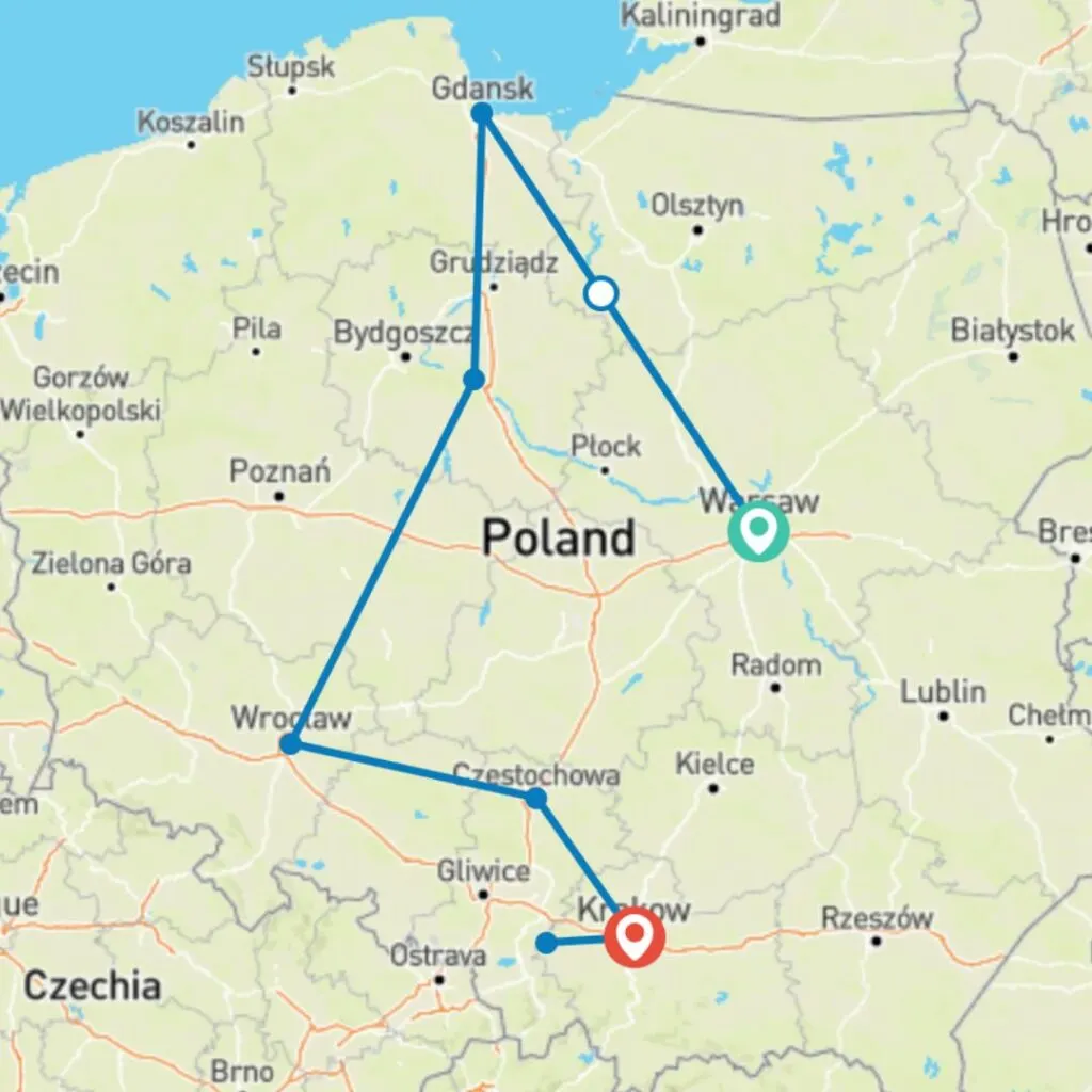 Discovering Poland Warsaw, Gdansk, Torun, Wroclaw & Krakow (Warsaw to Krakow) Collette - best tour operators in Poland