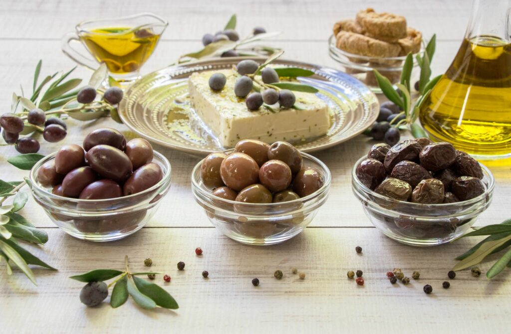 Famous Greek Foods - Olives and Olive Oil