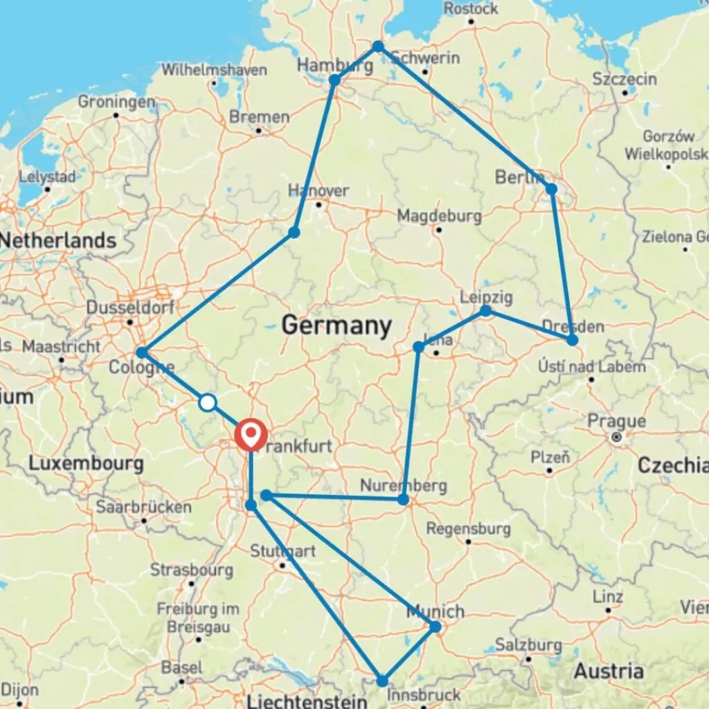 Highlights of Germany Cosmos - best tour operators in Germany