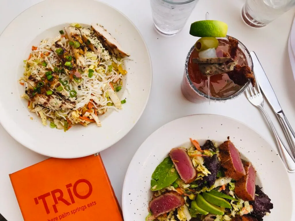 3 Days In Palm Springs: The Perfect Long Weekend Getaway! 15 Lunch Trio Palm Springs