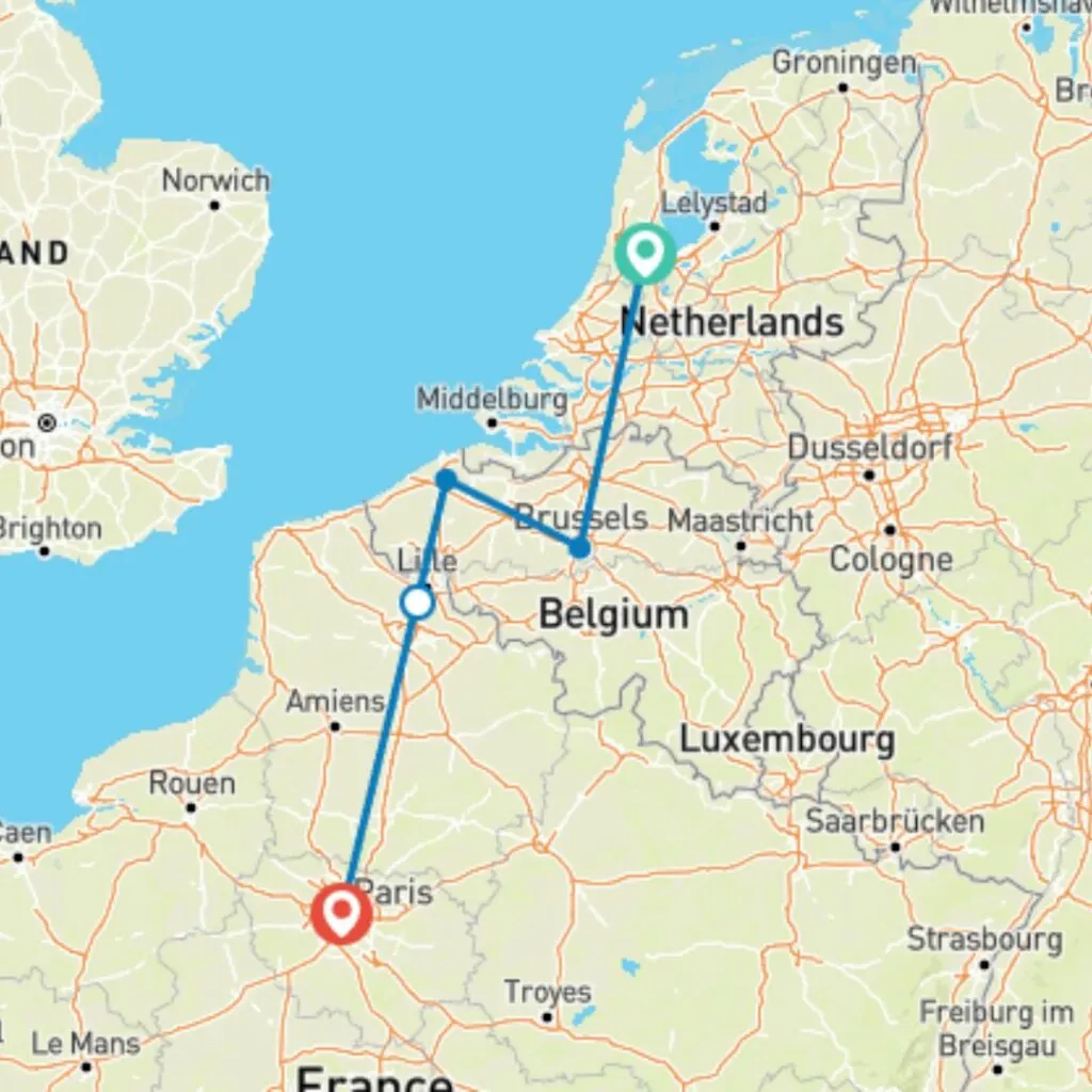 Prime Amsterdam to Paris 6 Days by Prime Holidays Inc - best tour operators in Belgium