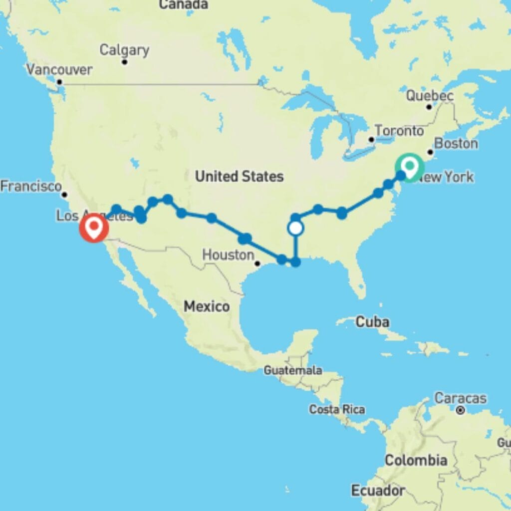 Road Trip USA Coast to Coast - best Costsaver tours in USA