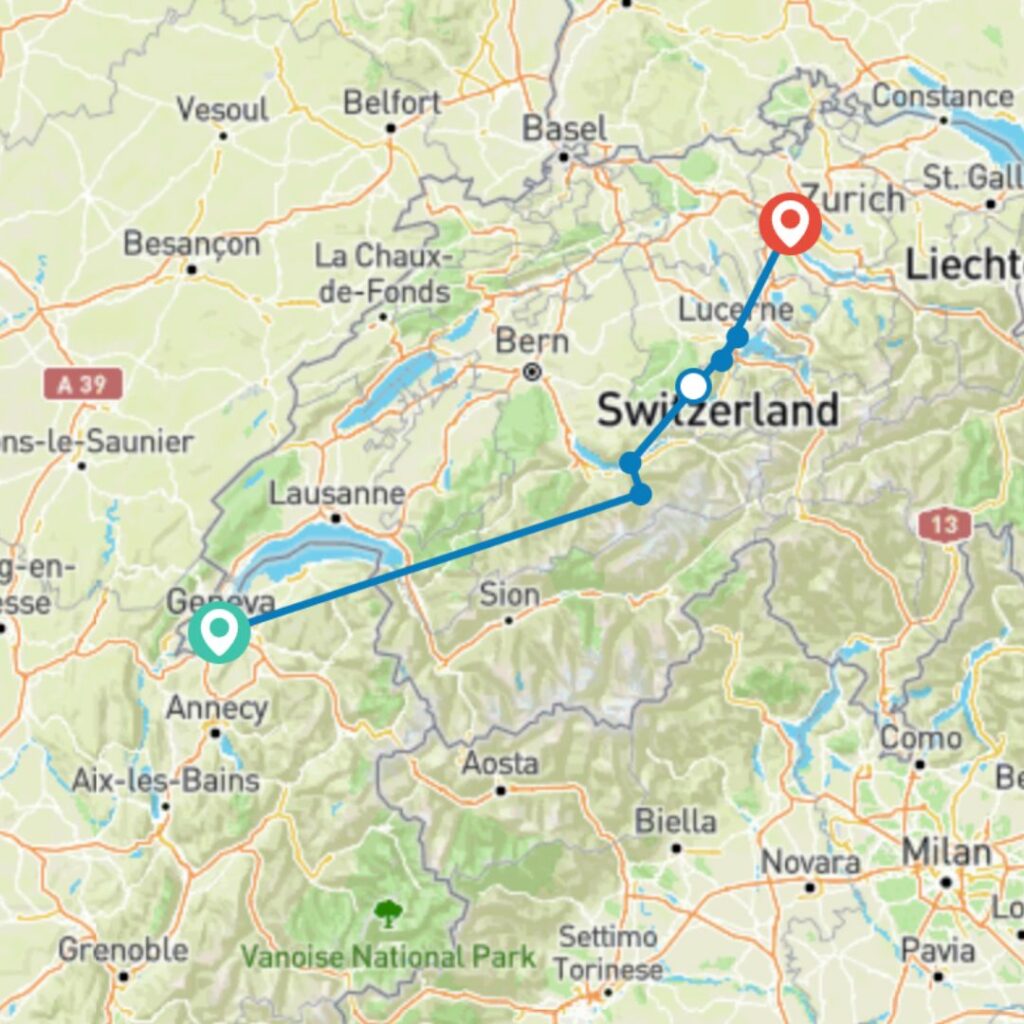 SWITZERLAND – Geneva to Zurich Highlights Bucketlist Group Travel LLC. - best tour operators in Switzerland