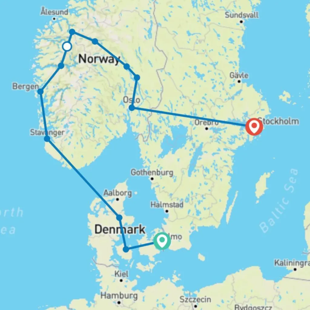 Scenic Scandinavia and its Fjords (14 Days) Trafalgar Tours - best tour operators in Denmark