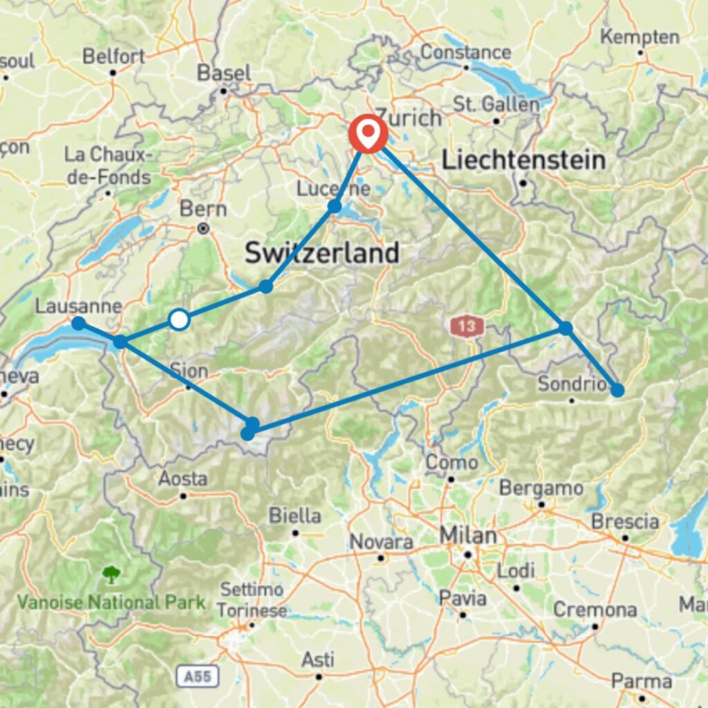 Scenic Switzerland by Train Cosmos - best tour operators in Switzerland