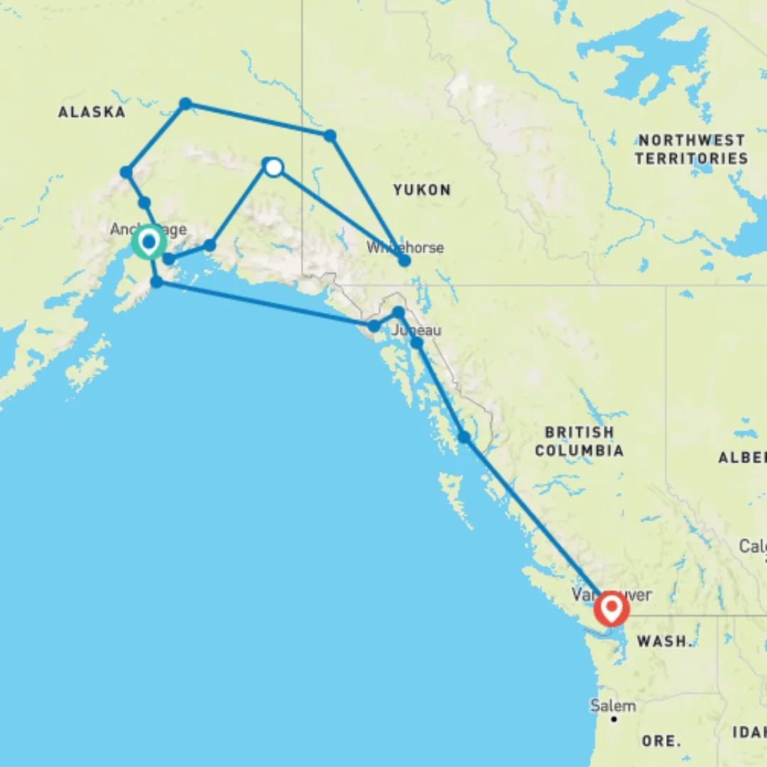 Ultimate Alaska and the Yukon with Alaska Cruise - best Globus tours in Alaska